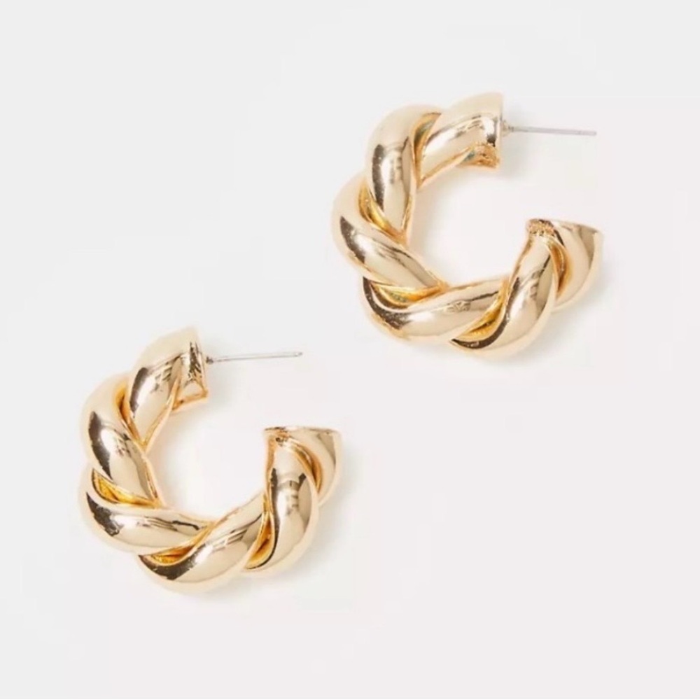 Lilly Pulitzer island escape hoop earrings
